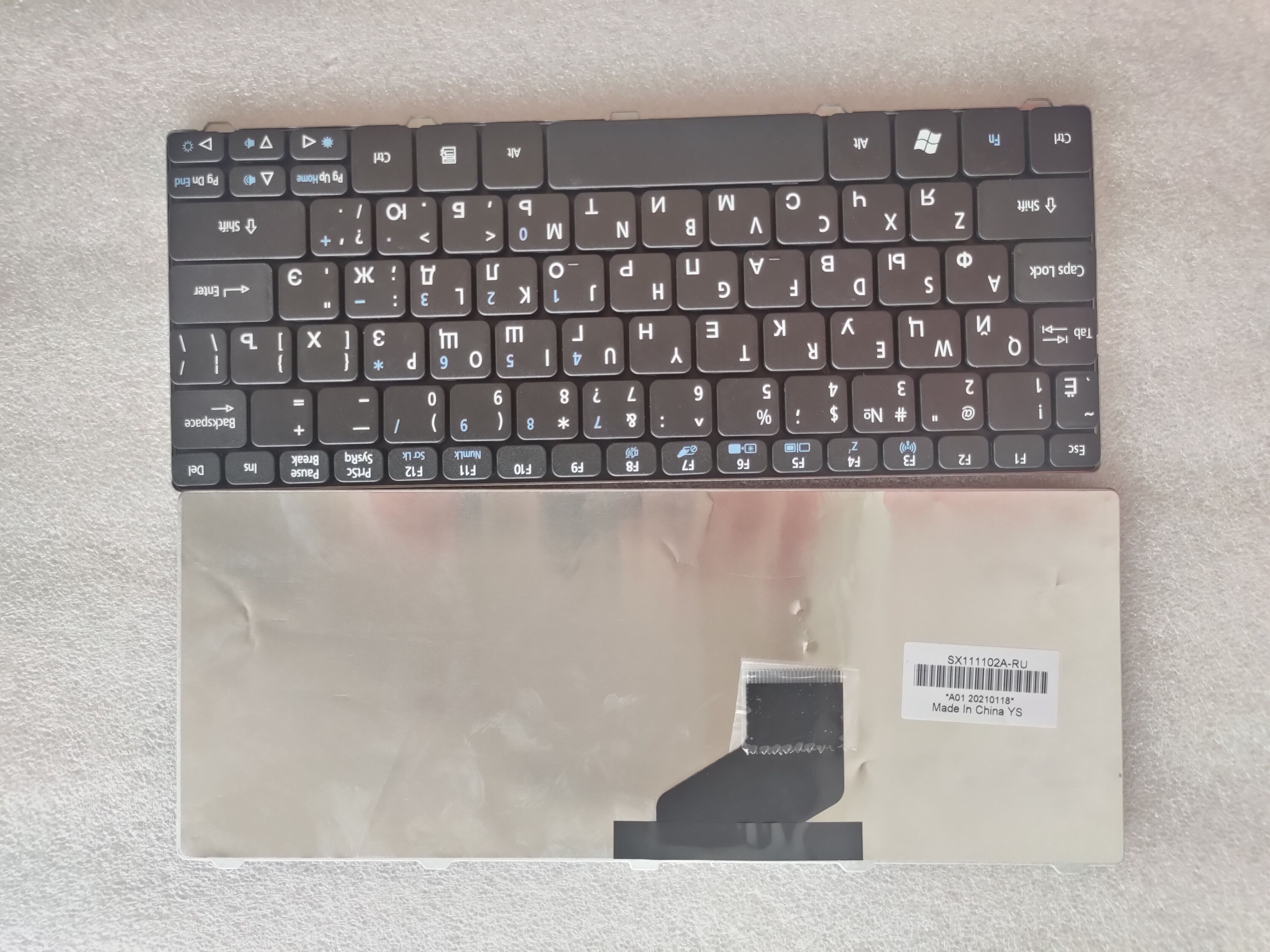 Picture of New Replacement Laptop Keyboard For ACER D260 BLACK (OEM) RU Layout